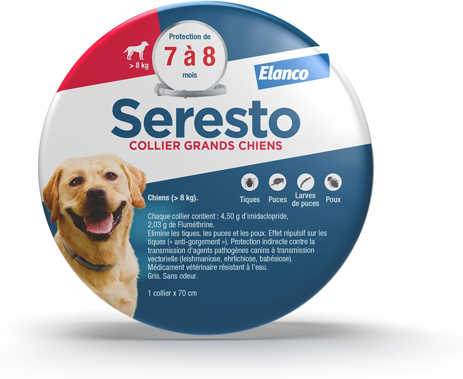 Seresto Grands Chiens (+8kg)